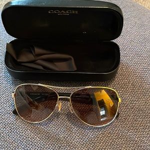 Coach aviator sunglasses